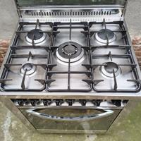 Cucina GAS LOFRA Inox 5 Fuochi Forno Professionale