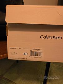 Sneakers Calvin Klein Jeans nere/bianche  n. 40
