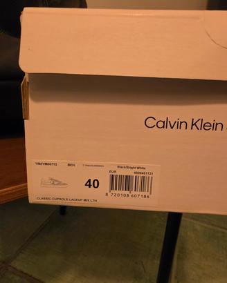 Sneakers Calvin Klein Jeans nere/bianche  n. 40