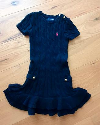 vestitino ralph lauren blu taglia 4 anni