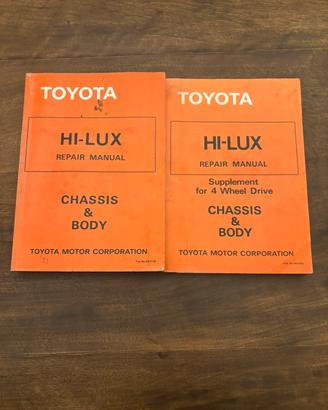 Manuale Officina Toyota  Hilux 1983 + Supplemento
