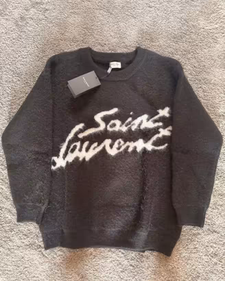 felpa Saint Laurent blu scuro