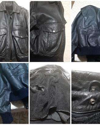 Giubbotto invernale in vera pelle di vitello 