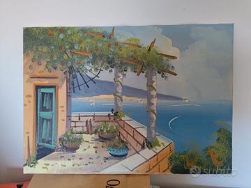 Quadri paesaggio costiera