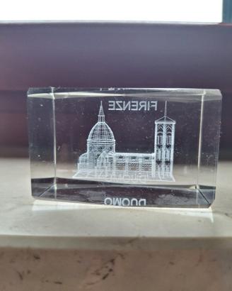 Fermacarte Duomo Firenze in vetro serigrafato 