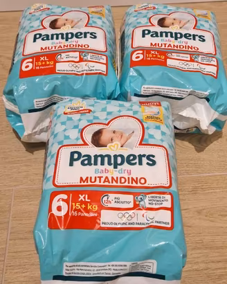 203 pannolini Mutandino Pampers Baby Dry 6XL/ cost