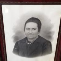 Antica cornice con foto grande epoca 800