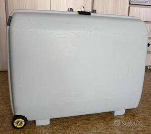Samsonite - Valigia rigida grigio chiaro