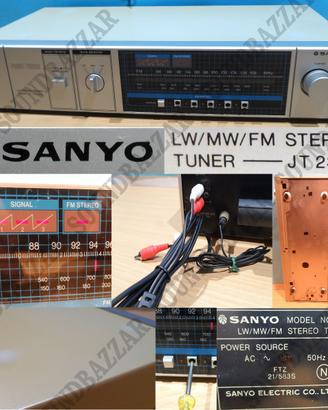 SANYO JT 230L TUNER ANALOGICO 5 MEMORIE