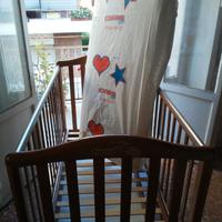 Lettino col. ciliegio marca PALI  con materasso