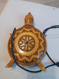 borraccia legno e vetro provenienza Romania