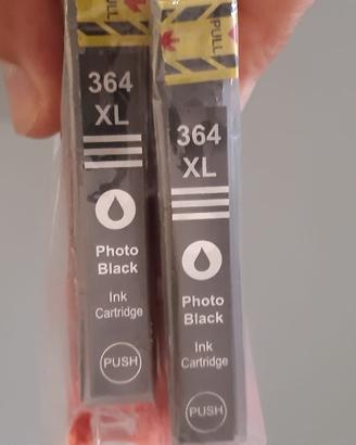2 Cartucce HP 364 XL Nero Fotografico