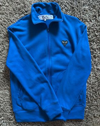 Felpa comme des garcon blu taglia m