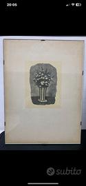 Giorgio Morandi - Gelsomini in un vaso a strisce