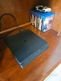 play station 4 piu giochi piu scatola piu cavi