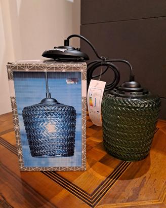 Lampadario Ad Trend nuovo Zoran vetro verde