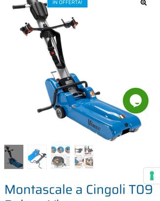 Montascale a cingoli per disabili