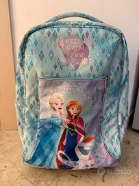 Zaino scuola con ruote Frozen