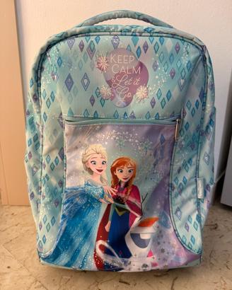 Zaino scuola con ruote Frozen