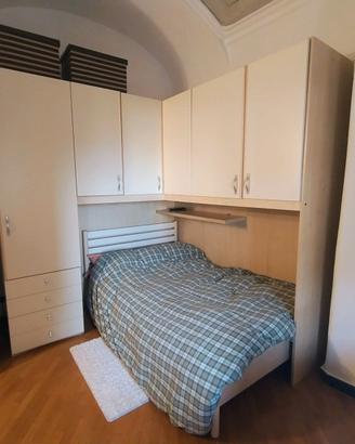 Camera da letto armadio a ponte + letto