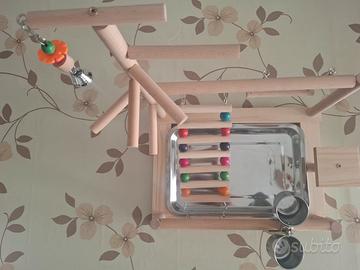 Parco giochi e supporto per Pappagalli e Uccelli c