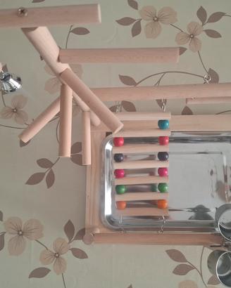 Parco giochi e supporto per Pappagalli e Uccelli c