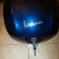 Bauletto+Portapacchi Vespa , colore blu (289/A)