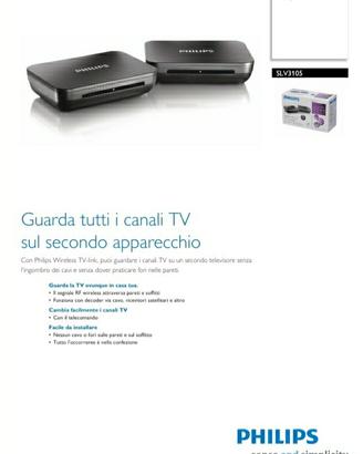 Philips Collegamento TV wireless SLV3105/12: