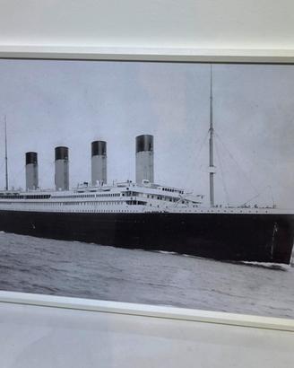 Stampa Vintage R.M.S. Titanic con Cornice