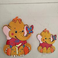 Elefantini decorazione parete cameretta bimbi