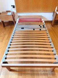 Letto singolo 90x190 e materasso