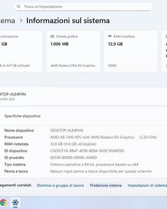 Notebook Acer AMD A8 ram 12 Gb SSD 480 Gb