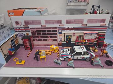 Lancia  delta s4  1:43 diorama officina
