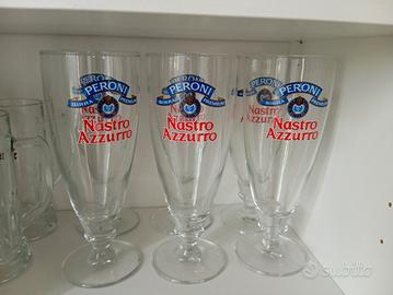 6 bicchieri birra da collezione 