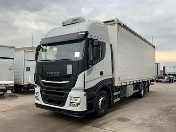 Iveco stralis 460 centinato mt 8.40+sponda 20 q.li