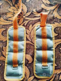 2 polsiere, cavigliere con pesi 