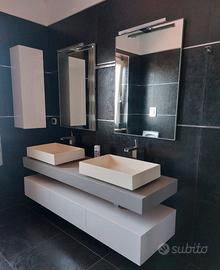 mobile bagno lavabo e specchi