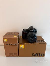 Nikon D810 + Nikkor 85mm f/1.8G | Zaino+Accessori