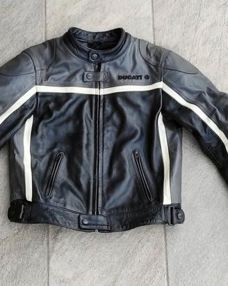 GIACCA MOTO DUCATI DONNA - VERA PELLE - TG. 42   