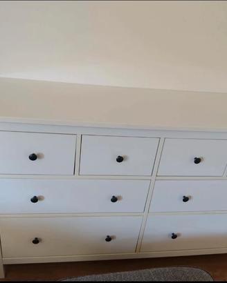Hemnes cassettiera 8 cassetti bianca