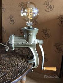 Lampada da tavolo industriale Vintage