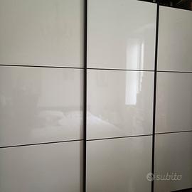 Armadio bianco e wenge, o camera da letto completa