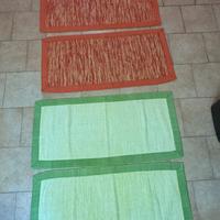 Set 4 tappeti in cotone “Arte  Tappeti”