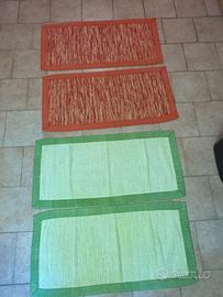 Set 4 tappeti in cotone “Arte  Tappeti”