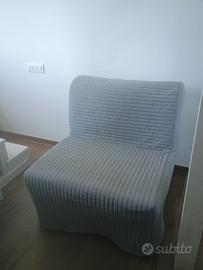 Poltrona letto singola IKEA con materasso