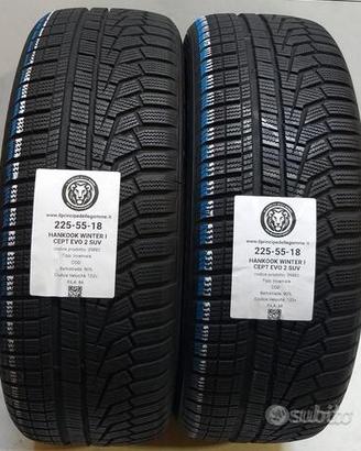2 gomme 225 55 18 hankook a39882