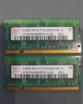 Ram 512 x2