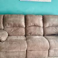 SEYCHELLES DIVANO 3 POSTI, 2 RECLINER MANUALI