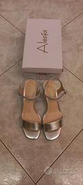 SANDALI DONNA ALESYA ARGENTO N. 37