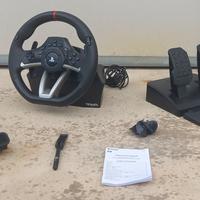 volante racing wheel apex marca hori per ps4 e ps3